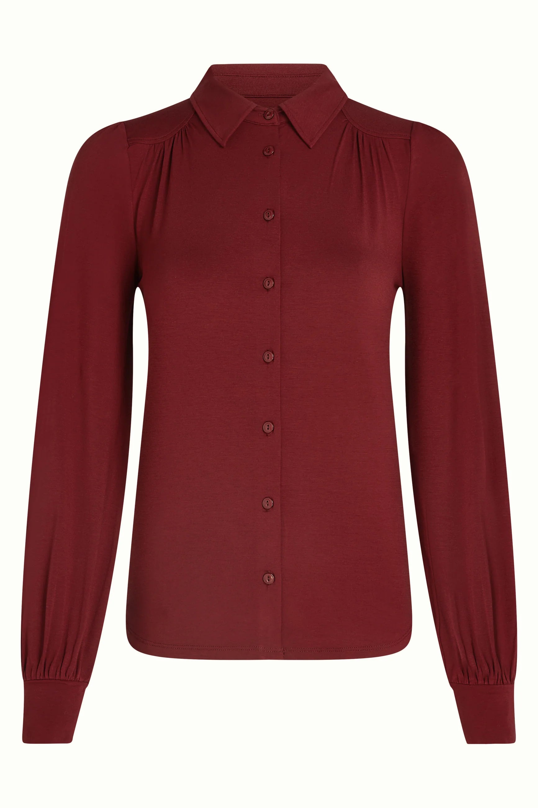 Carina Blouse Viscose Light - rhubarb red - Dotty&Dan